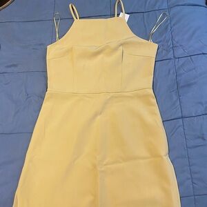 Yellow Sleeveless Dress